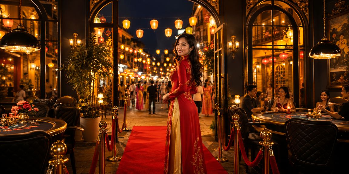 Người chơi tại Hội An tham gia trò chơi bài truyền thống trực tuyến trên g91