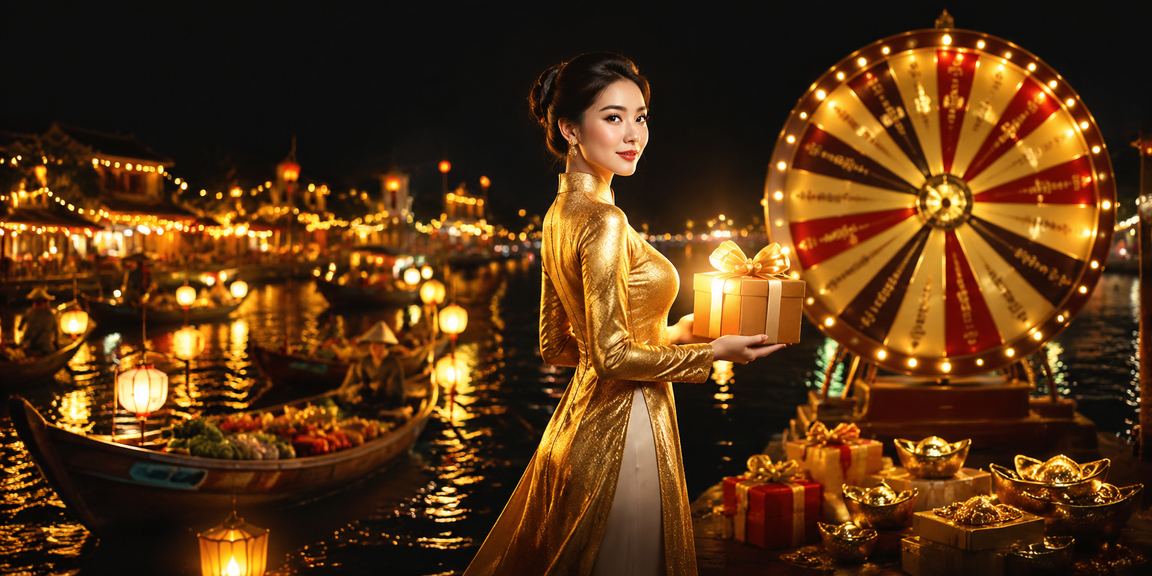 Người dùng tại Hội An trải nghiệm roulette trực tuyến trên điện thoại trong không gian phố cổ